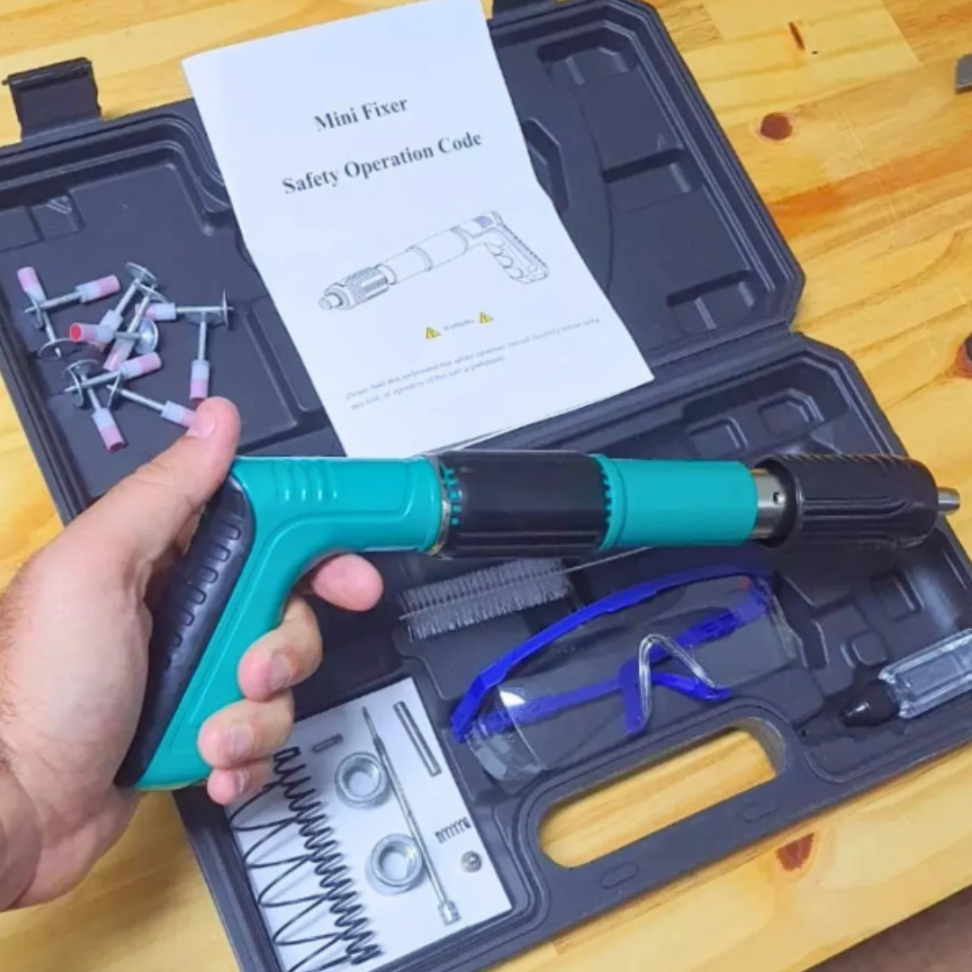 Pistola De Fixação Finca Pino Manual Rebites + Acessórios - #1