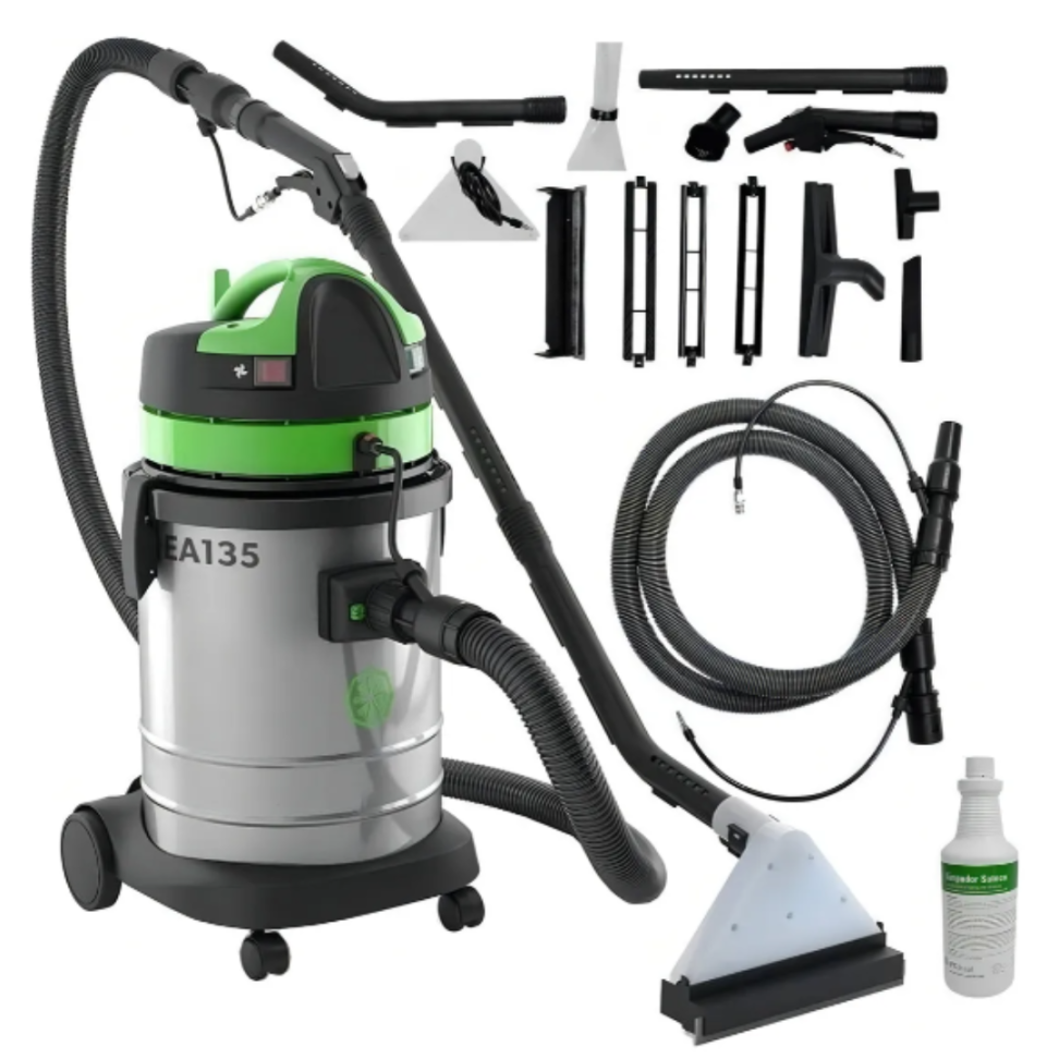 Aspirador extrator é industrial Tambor IPC EA135 35.5L prateado, preto e verde A135EXT - #3