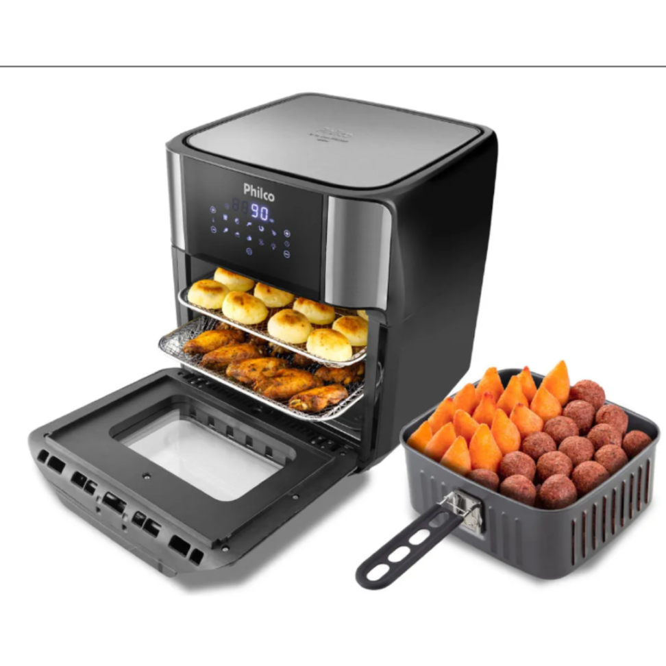 Fritadeira Elérica Air Fryer Oven Philco Pfr2200 12 litros 4 Em 1 1800w Cor Preta - #3