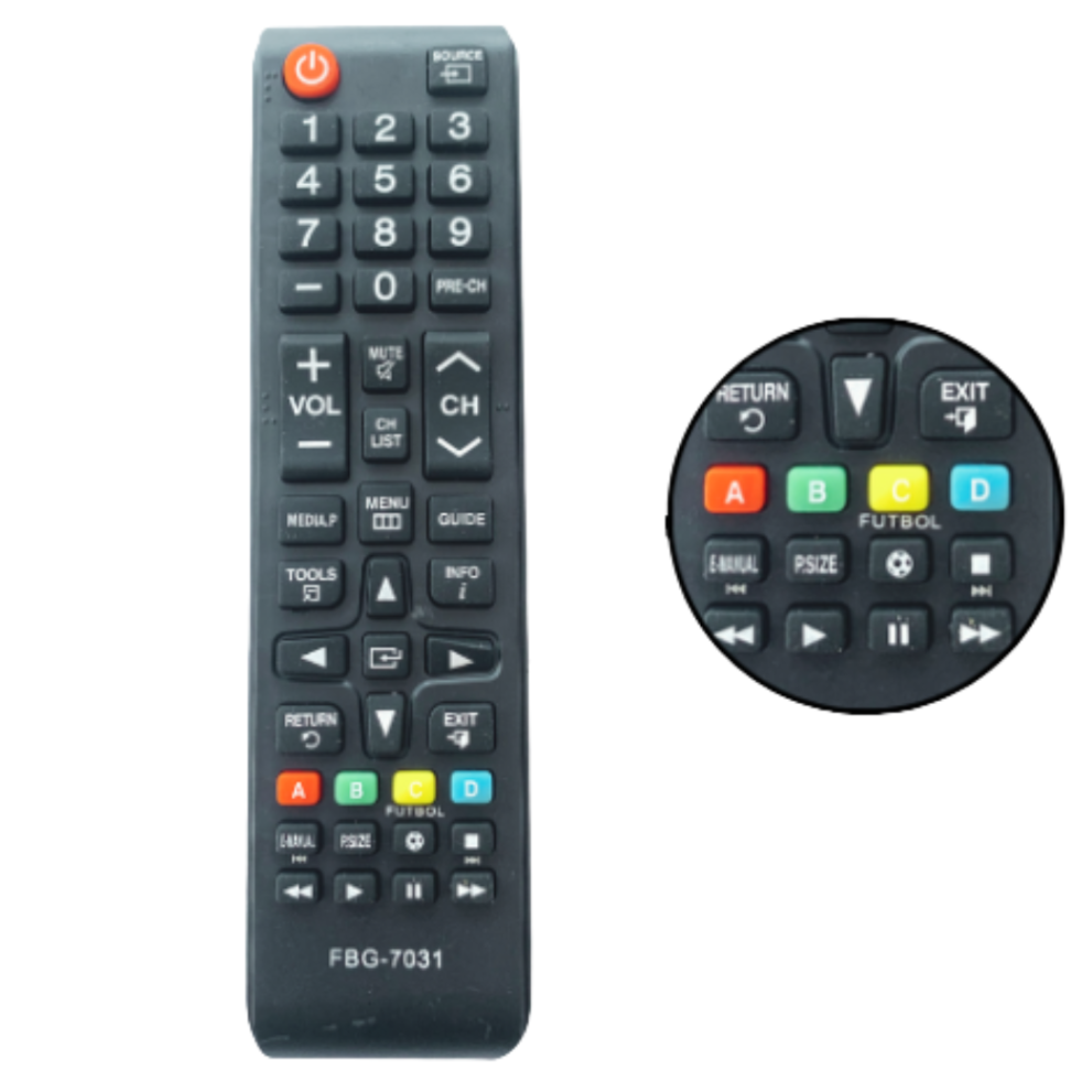 Controle Remoto compatível com Tv Samsung Led/Lcd FBG-7031 - #1