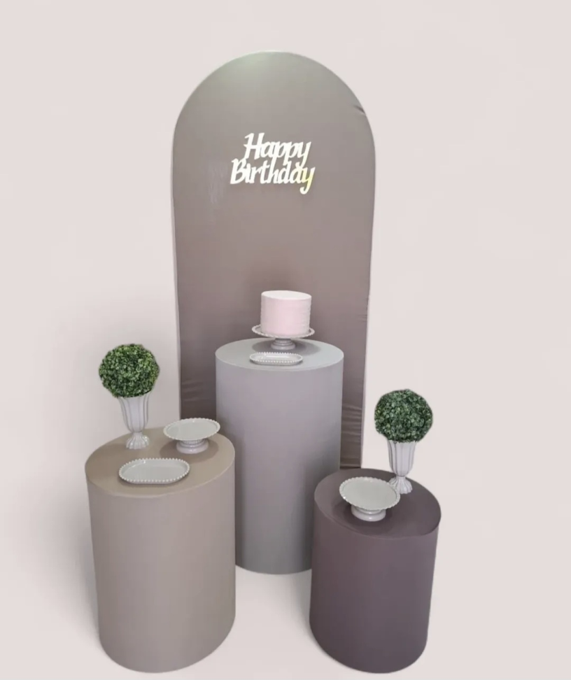 Kit Painel Romano Tons de Bege