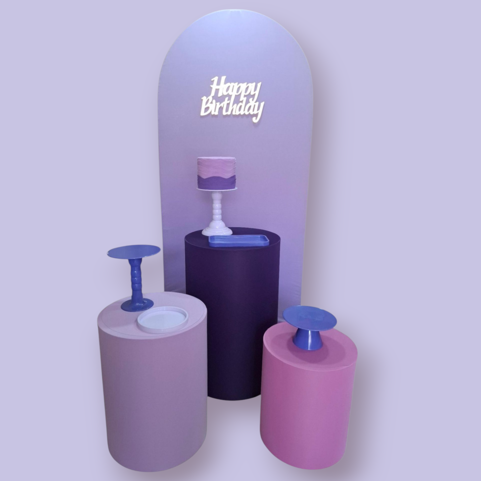 Kit Painel Romano Tons de Roxo
