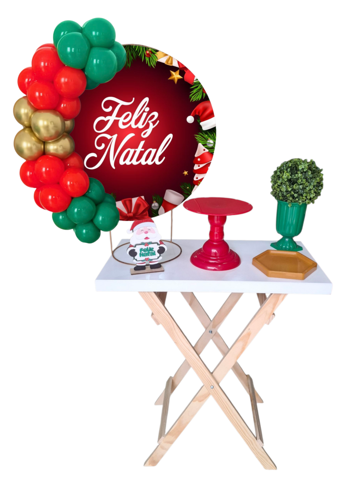 Aluguel Mini Festa Na Mesa Natal - #12