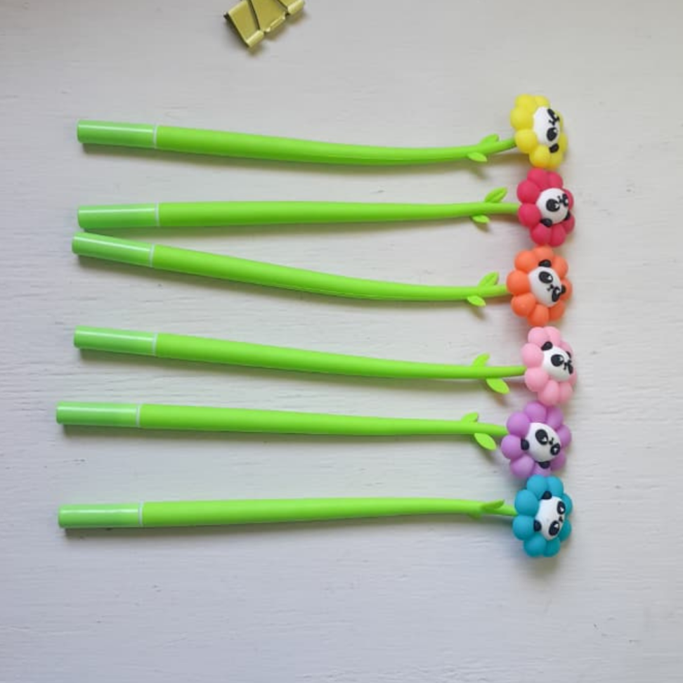 CANETAS FLOR PANDA - 7 Peças - #3