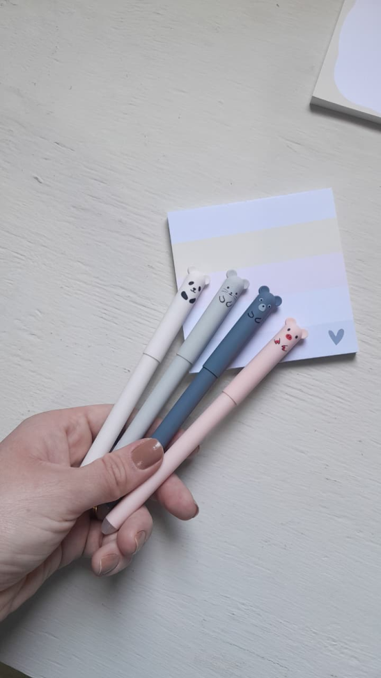 Caneta Bichinhos Apagável - 5 peças - #2