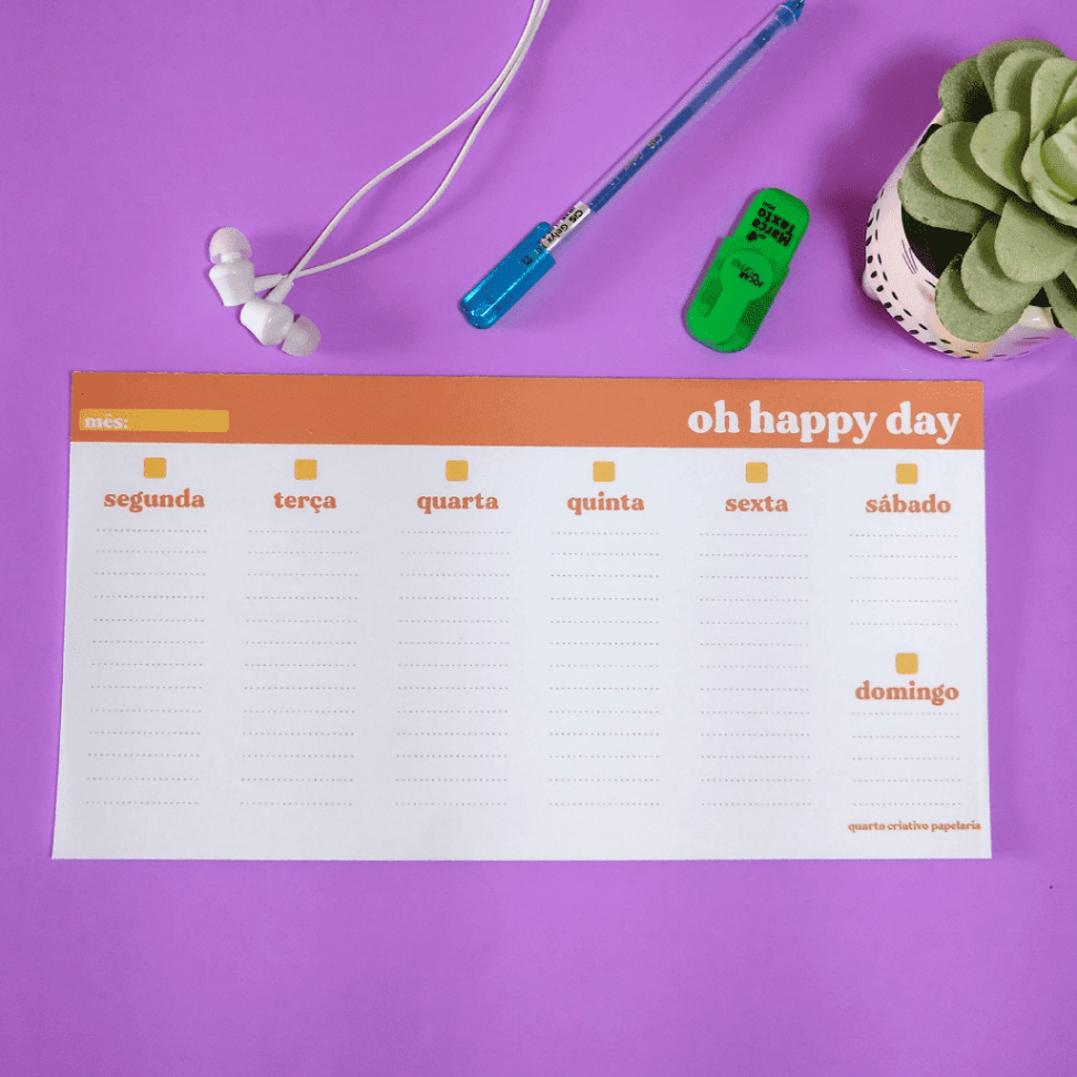 Planner Semana - Oh Happy Day - #3