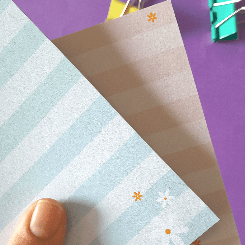 Bloco De Notas - Listrinhas 2 Unidades (Rosa e Azul) - #1