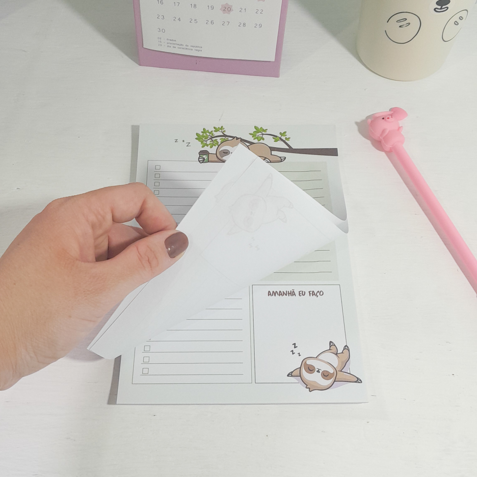 Planner Diário - Preguiça - #2