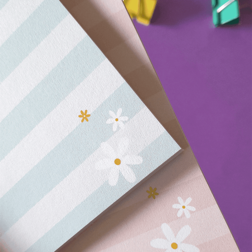 Bloco De Notas - Listrinhas 2 Unidades (Rosa e Azul) - #1