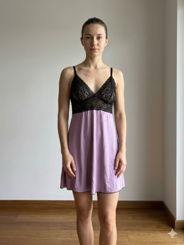 Camisola Poliéster e Elastano com Busto em Renda – Atacado Direto da Fábrica minimo 100 peças