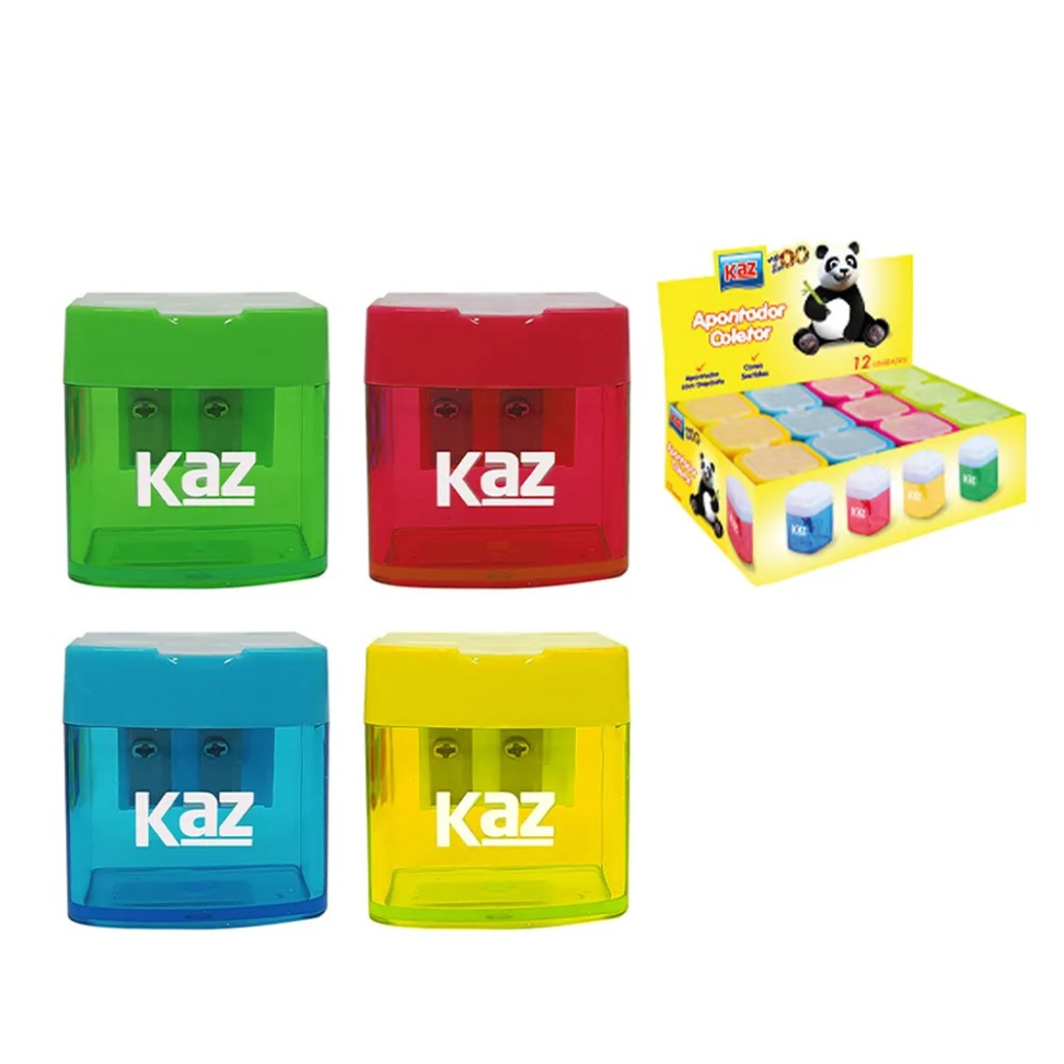 Apontador com Coletor 1 furo kaz
