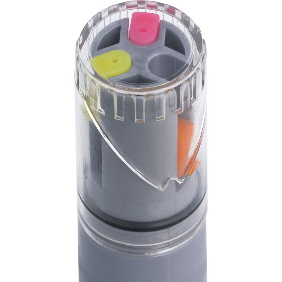 Caneta Marca Texto Gyre 3 Cores Neon - BRW