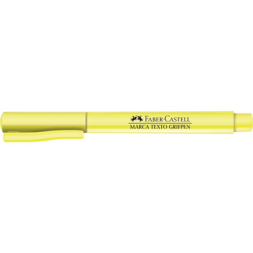 Caneta marca texto Grifpen Amarela - Faber-Castell