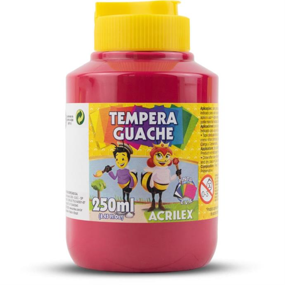 Tinta Guache Magenta 250 ml - Acrilex