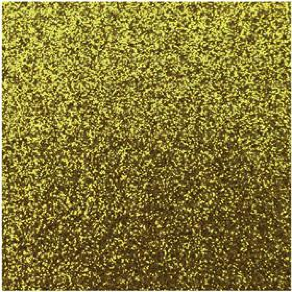 Placa em EVA Glíter Dourado 48x40cm