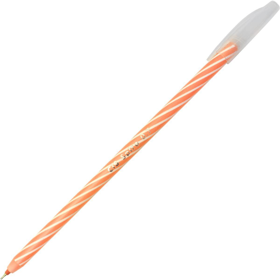 Caneta Esferográfica Cis Spiro 0,7 mm Laranja - Sertic