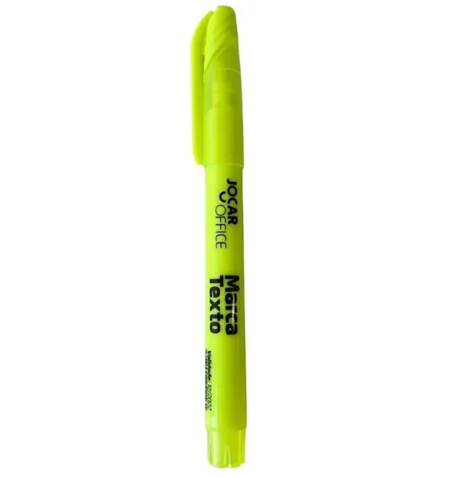 Caneta Marca Texto Jocar Office Amarela - Leonora
