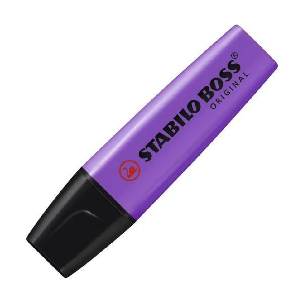 Caneta marca texto Stabilo Boss Violeta Neon - Sertic