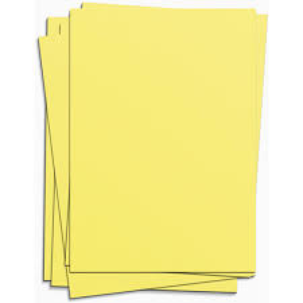 Cartolina Amarela  50x66cm.140grs.