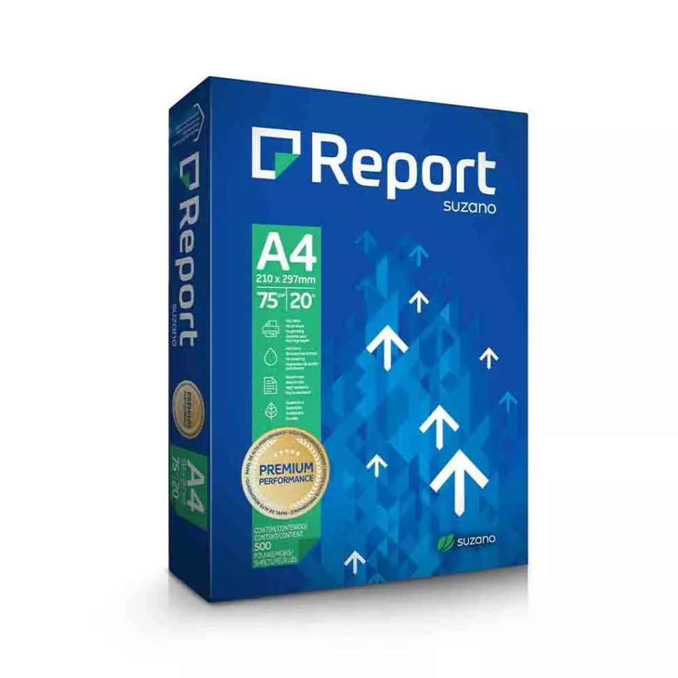 Papel Sulfite Report Premium A4 Branco 75g 500 folhas