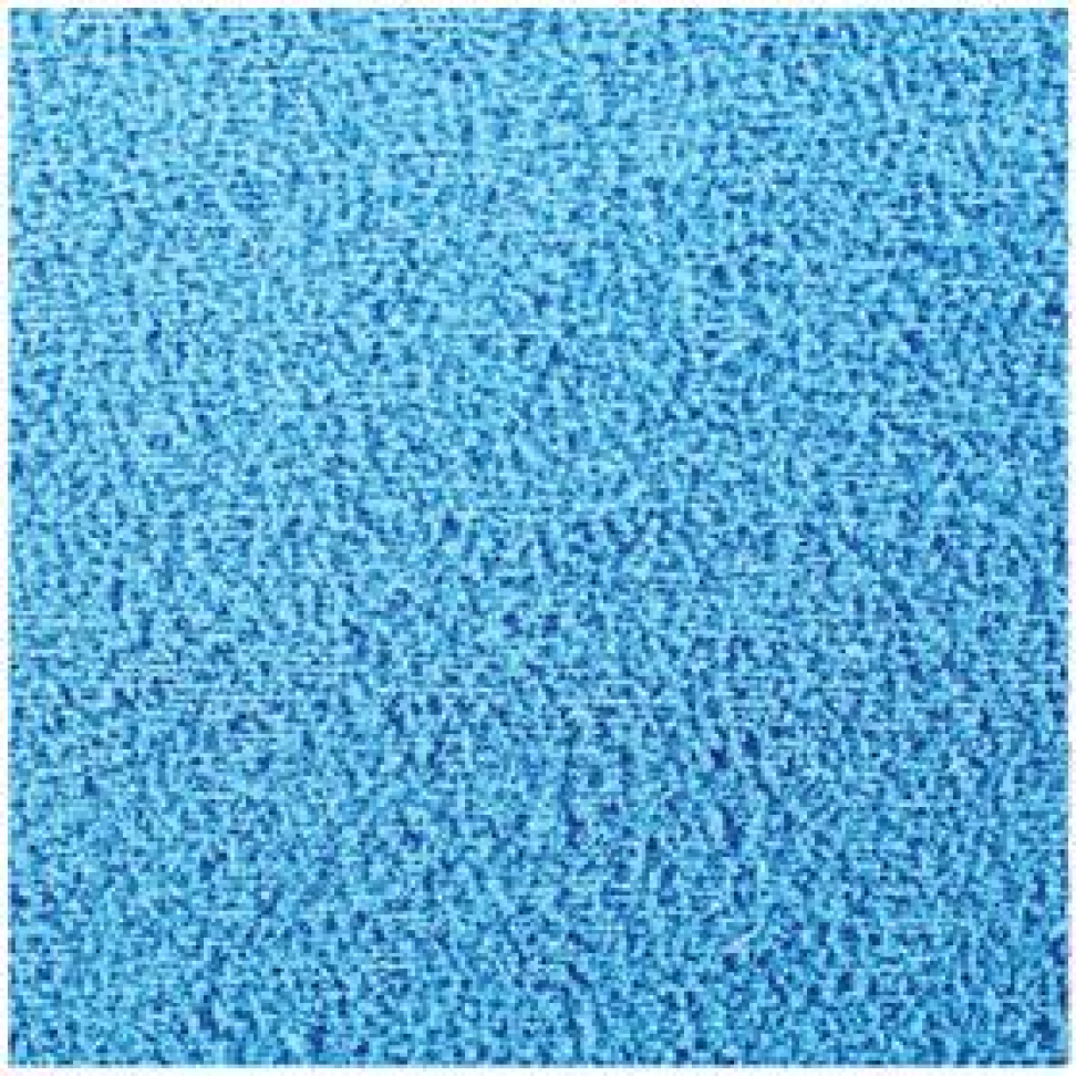 Placa em EVA Atoalhado Azul Claro 48x40cm