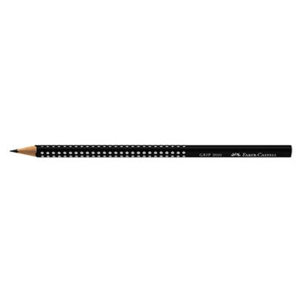 Lápis Preto n.2 Grip Faber-Castell (Preto)