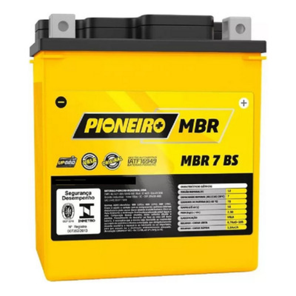 BATERIA PIONEIRO 7 AMPERES