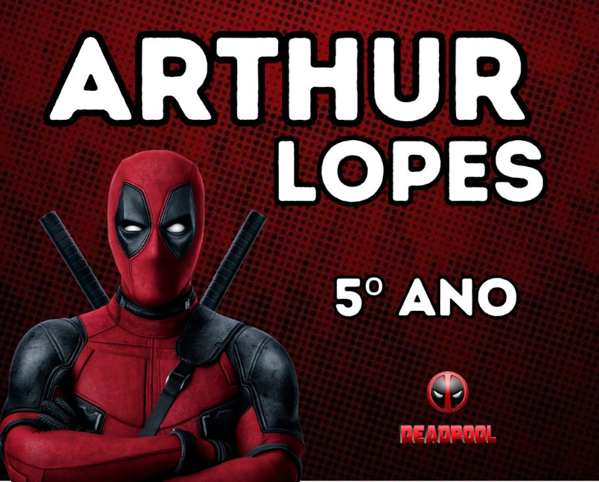 Etiqueta Escolar - DEADPOOL - #1