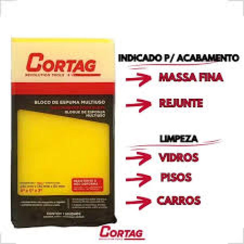 Bloco de Espuma 230 x 130 x 80 mm cortag