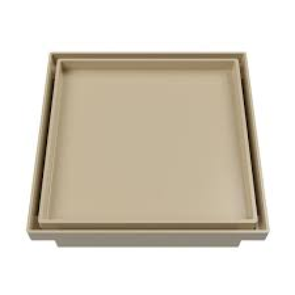 Ralo Oculto 15x15cm Bege Astra