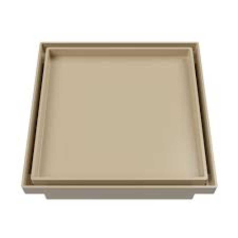 Ralo Oculto 10x10cm Bege Astra