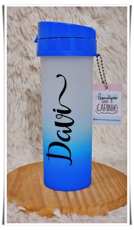 Garrafa Eco Jateada Degradê 480ml – Personalizada