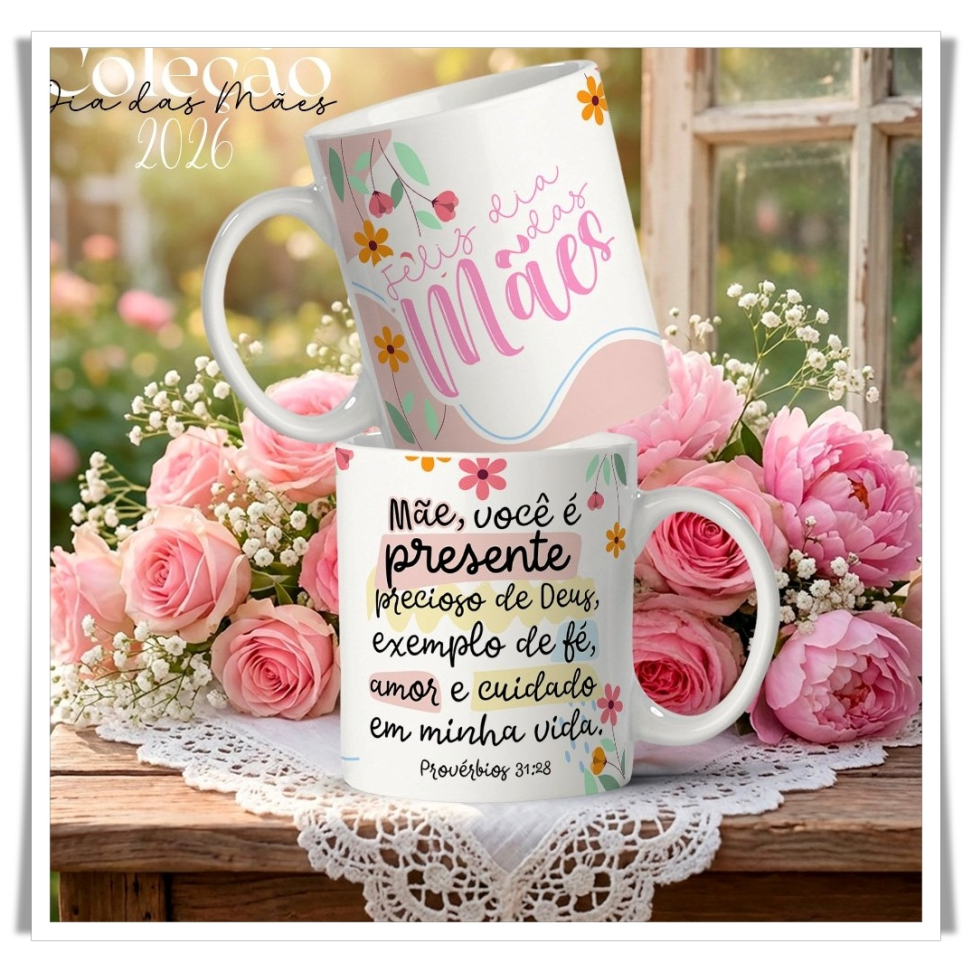 Caneca especial para o Dia das Mães 2026