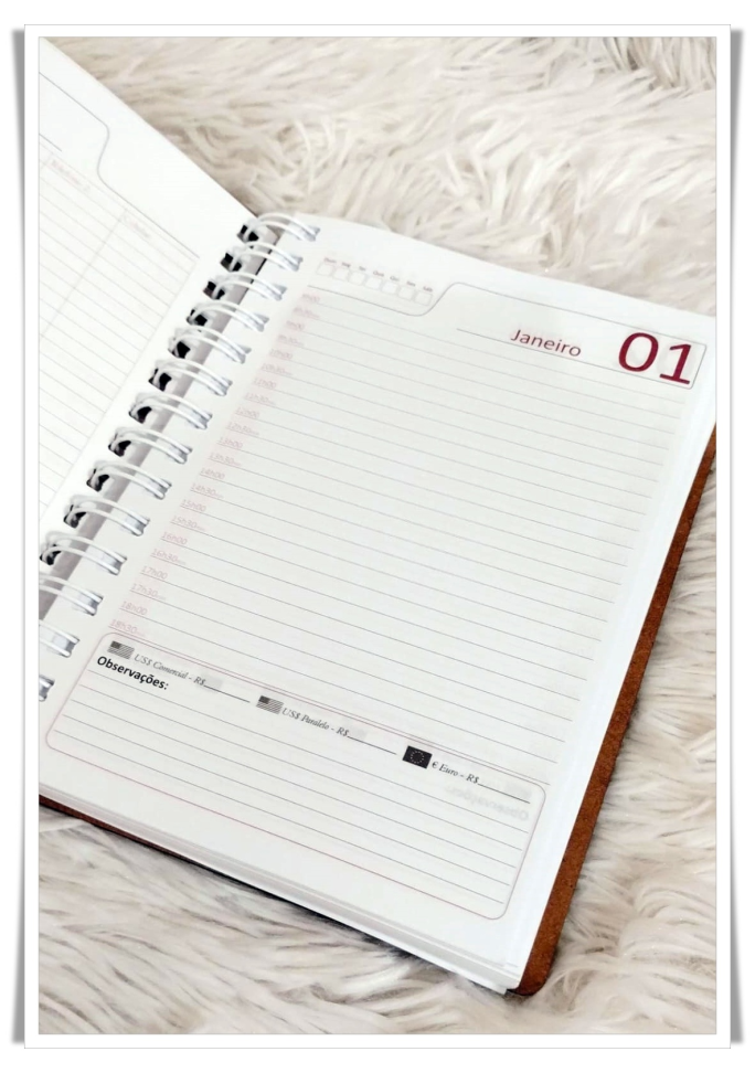 Agenda Permanente - Capa em mdf Personalizada - #5