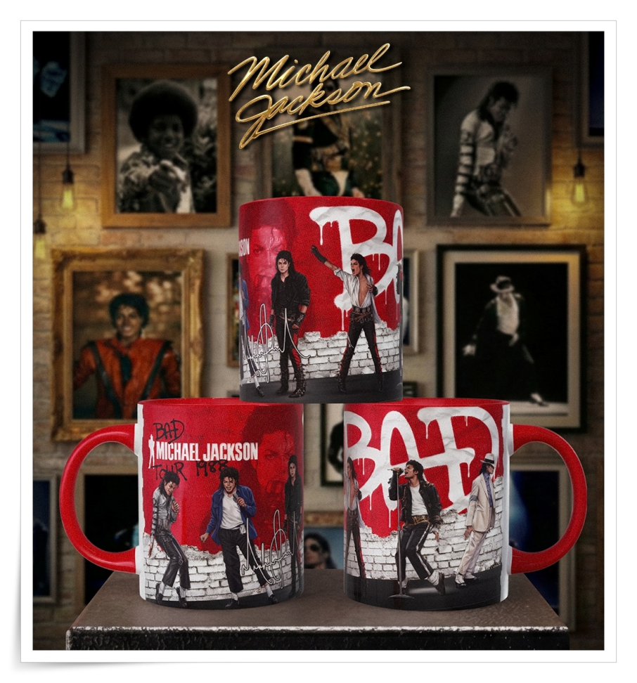 Caneca Michael Jackson – Bad Tour Edition