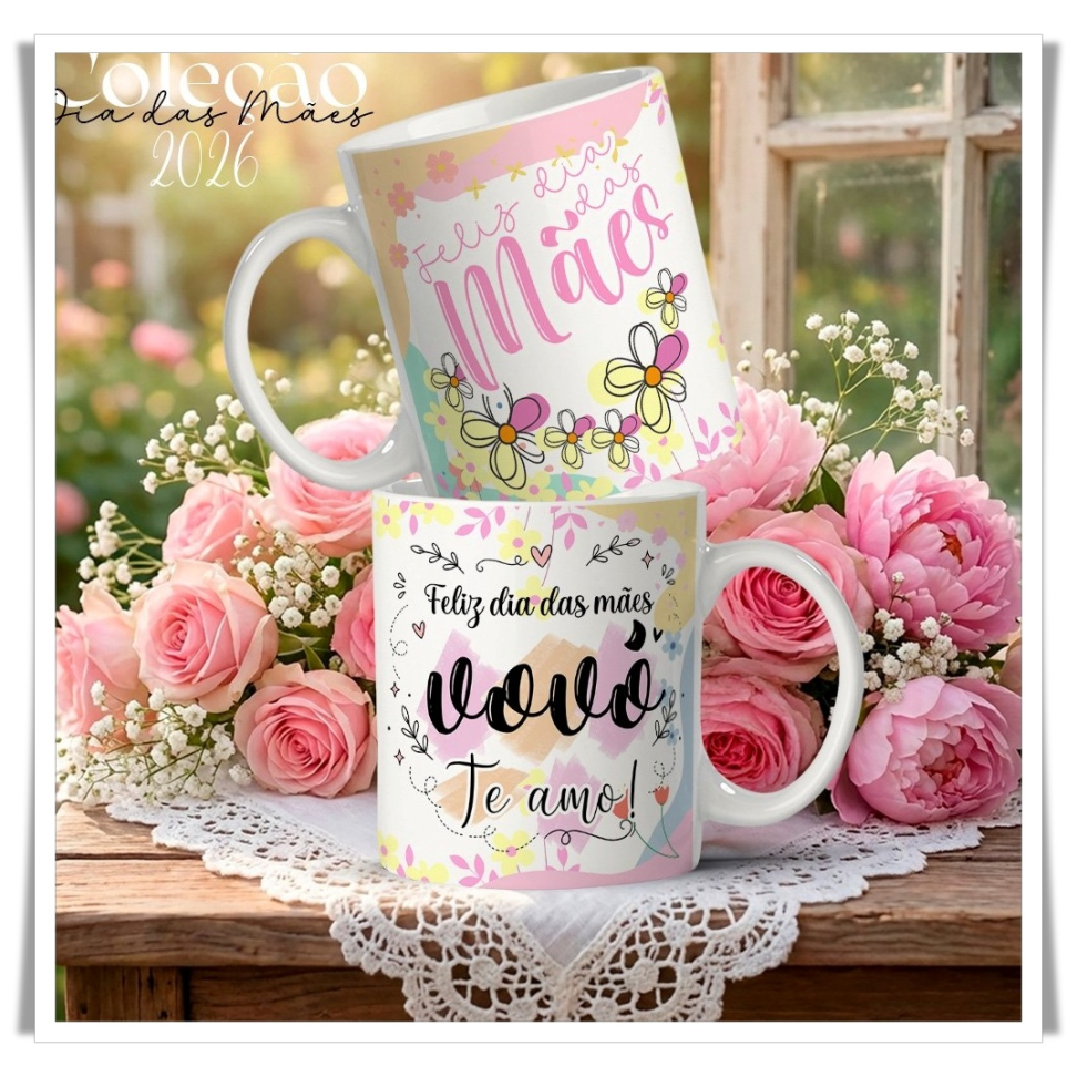 Caneca especial para o Dia das Mães Vovó