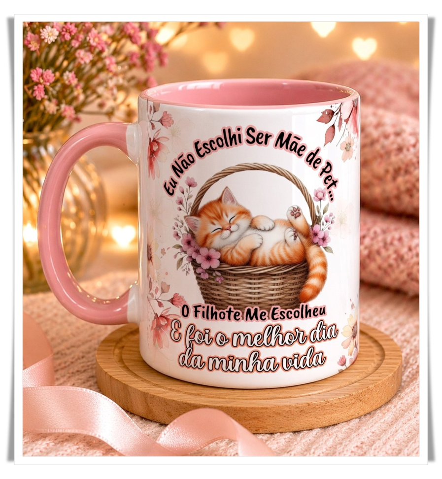 Caneca Personalizada Dia das Mães – Mãe de Pet