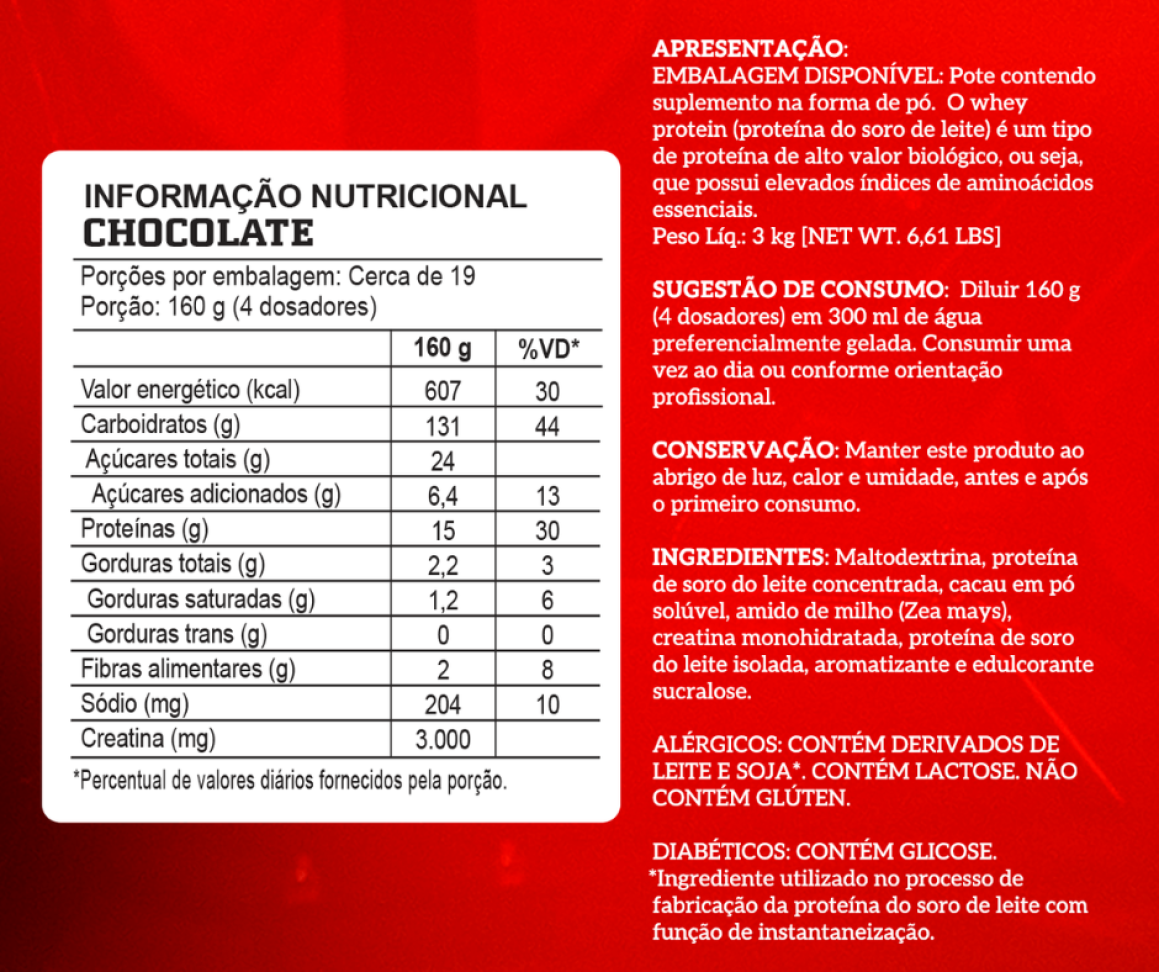 CREAMASS 3KG - CHOCOLATE - #2