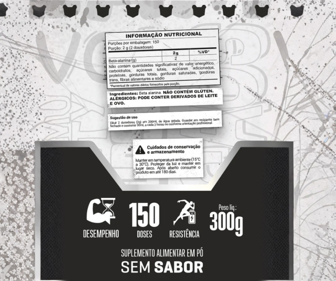 BETA ALANINE BORNTODISRUPT - 300G - #2