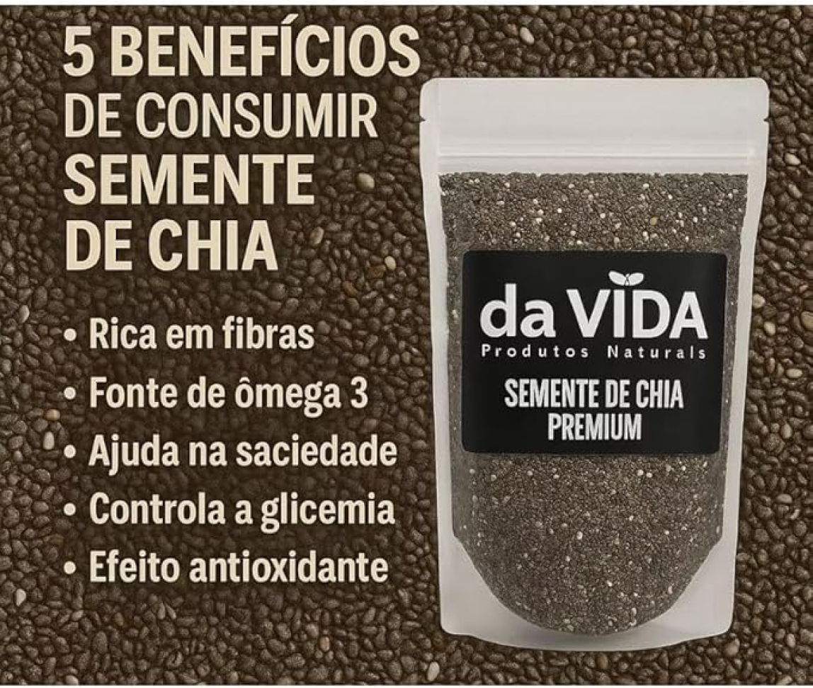 SEMENTE DE CHIA 500g - #2