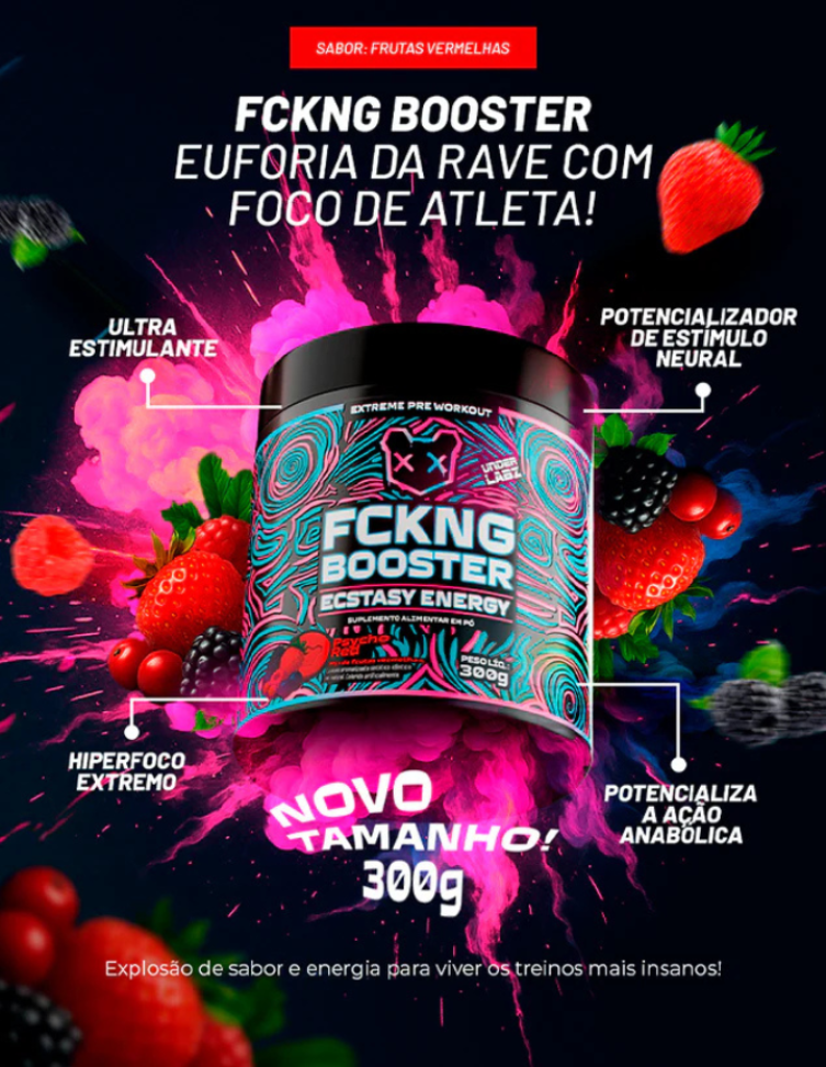 FCKNG BOOSTER ECSTASY ENERGY 300G - PSYCHO RED - #3