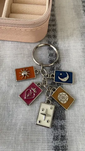 Chaveiro com Cartas do Tarot