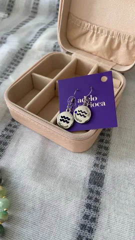 Par de Brincos Aquário