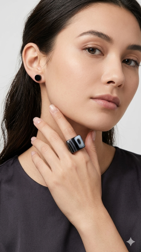 Conjunto Anel e Brinco PN - #2