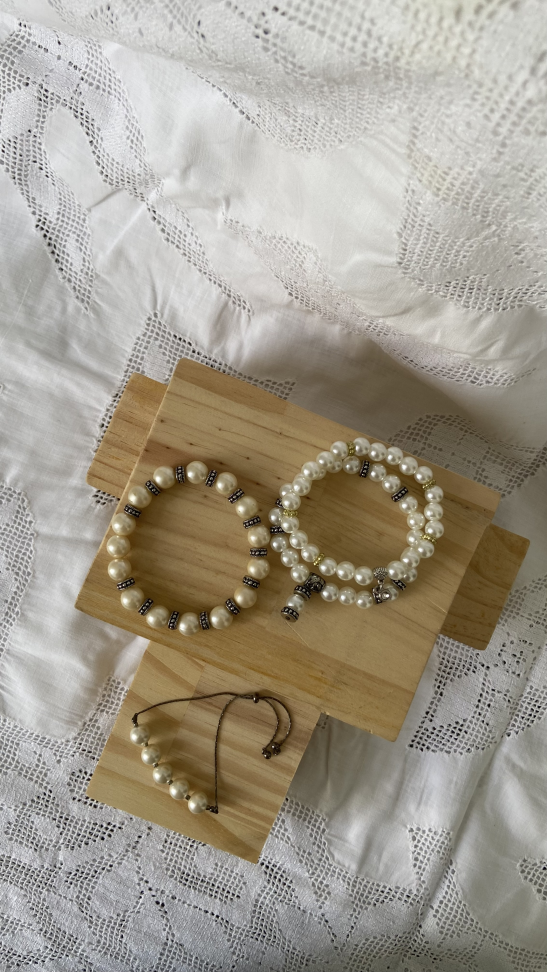 Kit Pulseiras Pérola - #1