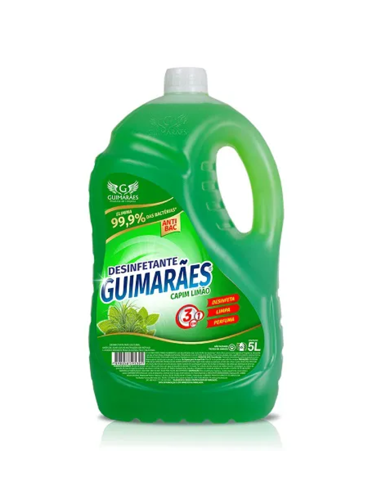 Desinfetante 5L Guimarães Capim Limão