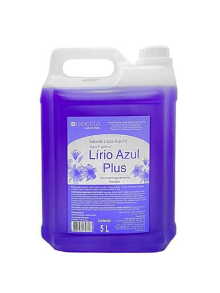 Sabonete Espuma Lírio Azul Plus 5L • Exaccta