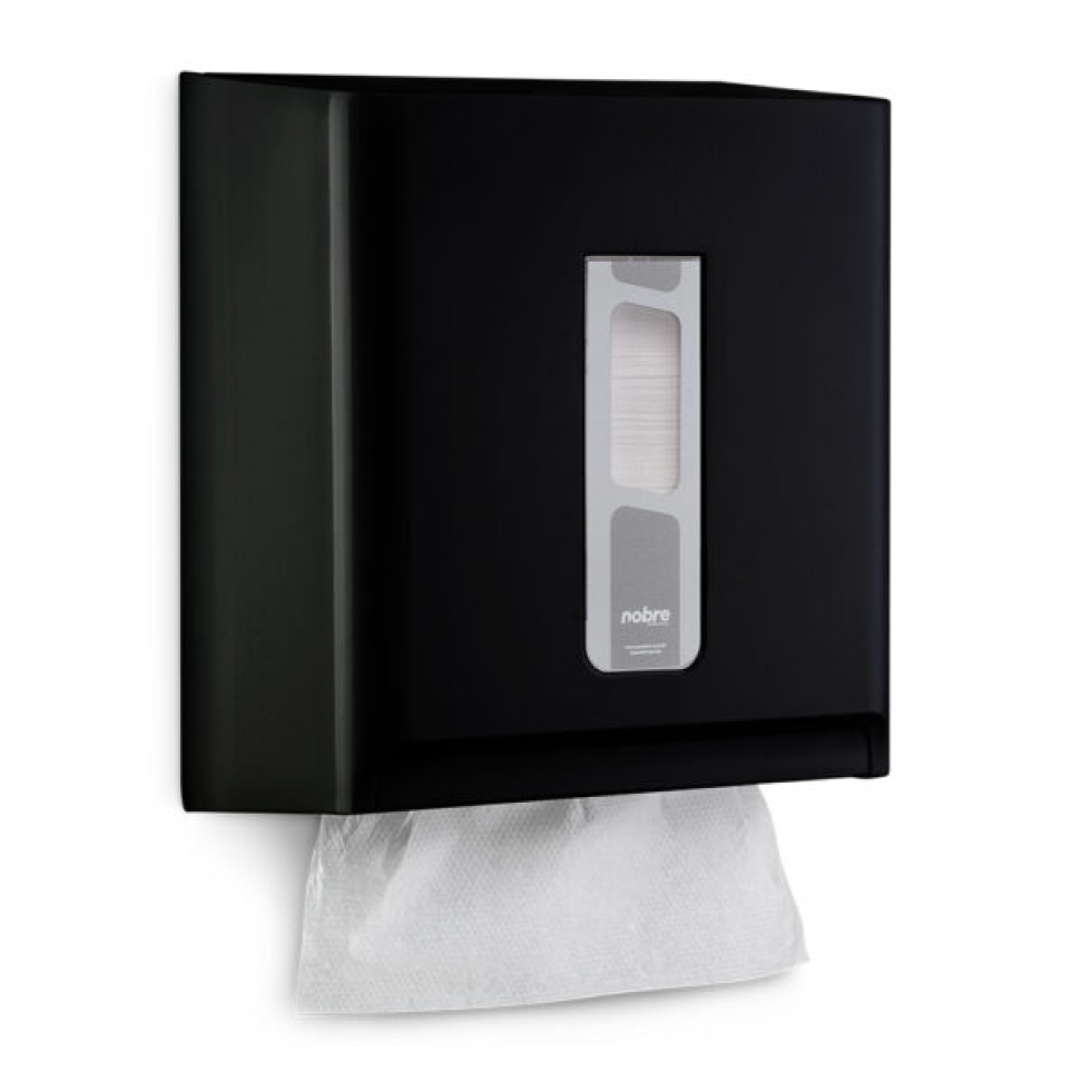 Dispenser Papel Toalha Interfolha Preto Nobre