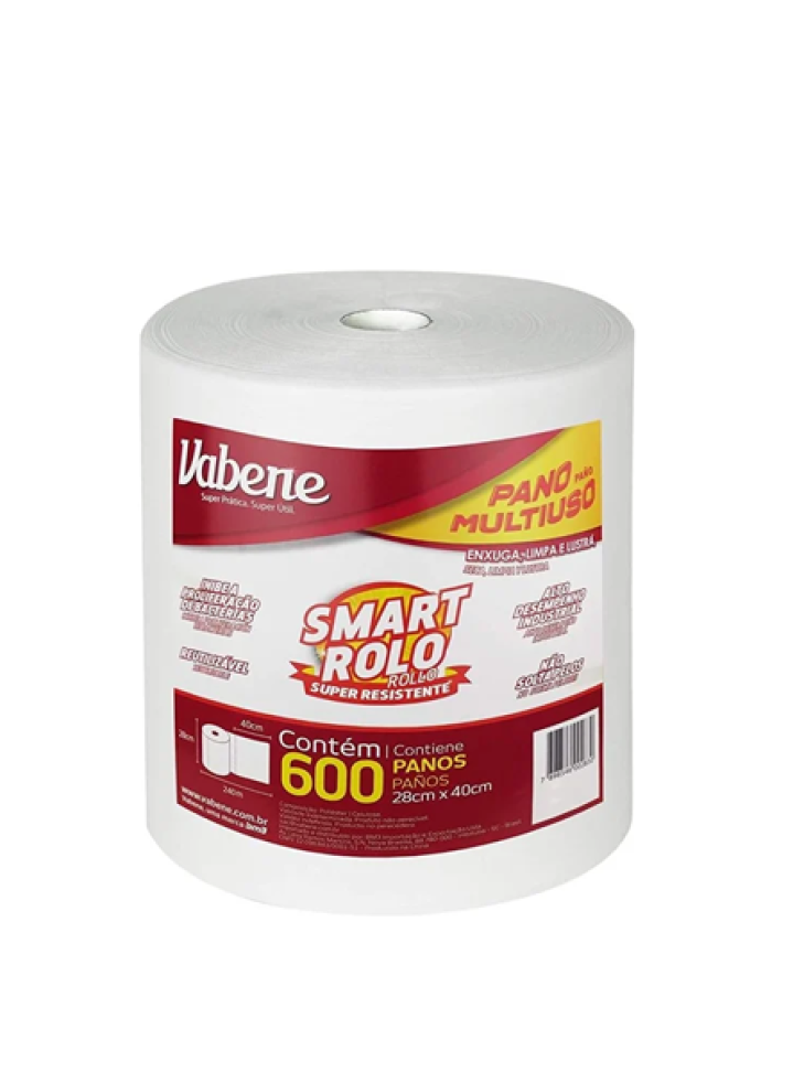 Panos Perfex Multiuso 240m/600p Branco Vabene - #1