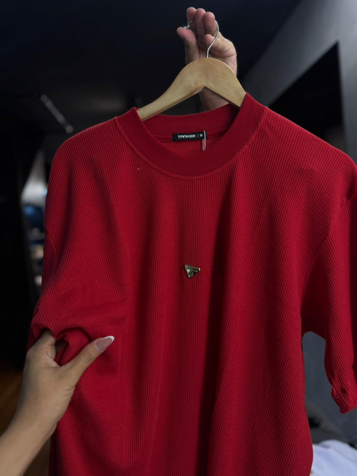 CAMISA OVERSIZED VERMELHA - #1